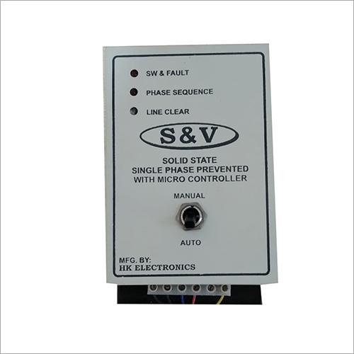 Electrical Single Phase Prevented With Micro Controller Application: Industrial