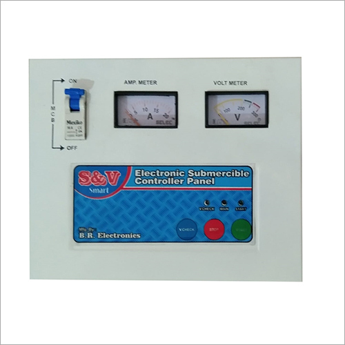 Electronic Submersible Controller Panel Base Material: Mild Steel