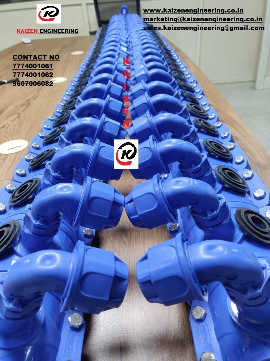 Integrated Clamp Saddle - Food Grade Nbr Seal, 15 Mm Size | 5-15 Lpm Flow Control, Blue Plastic, Non-return Valve