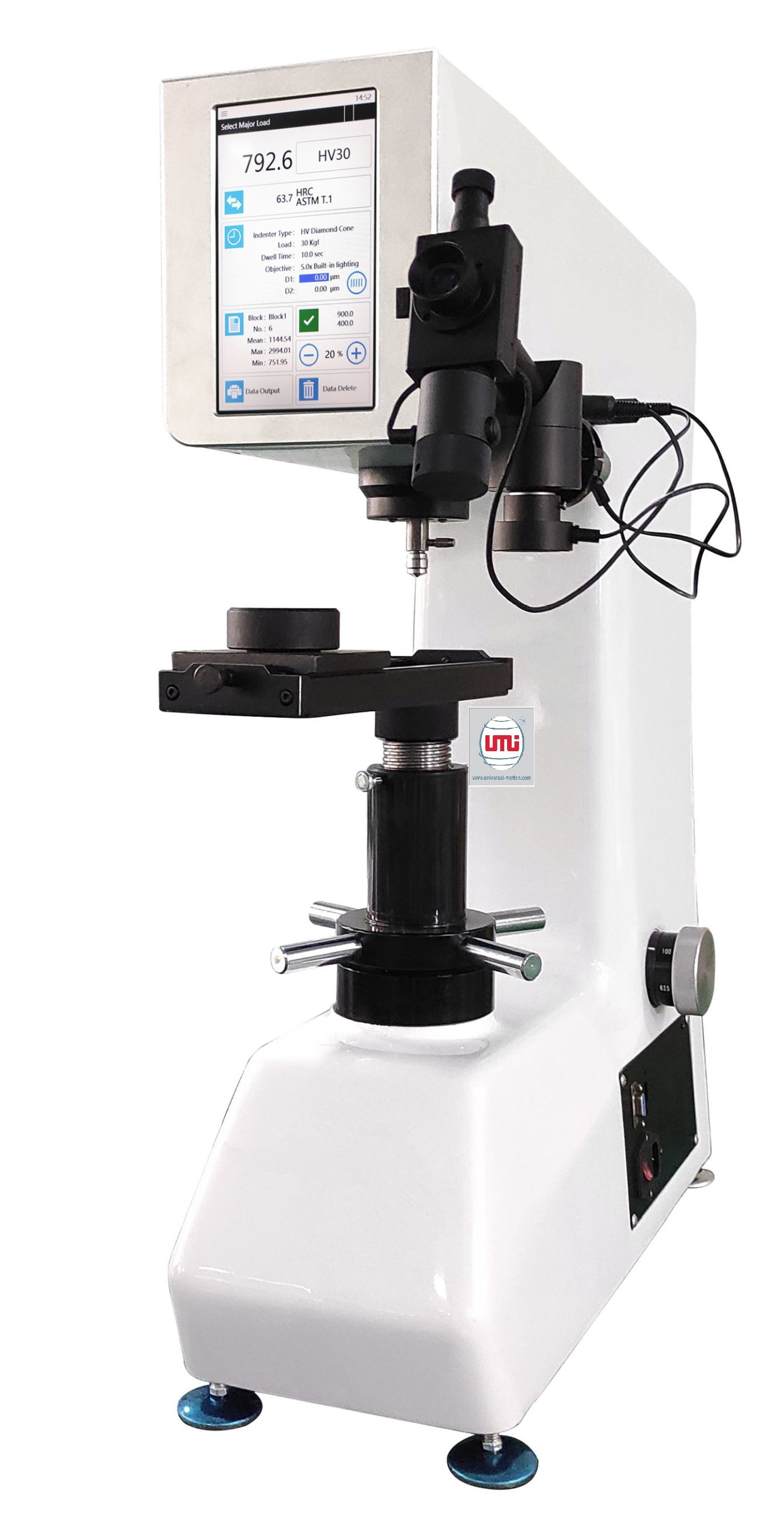 Digital Universal Hardness Tester - Digital Touch Screen Operated, Complies With Astm E18 And Iso Standards, High Accuracy And Quality