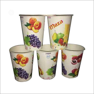 Juice Paper Glass - Paper, 50 Pieces per Pack, Multicolor, Disposable, Various Sizes Available