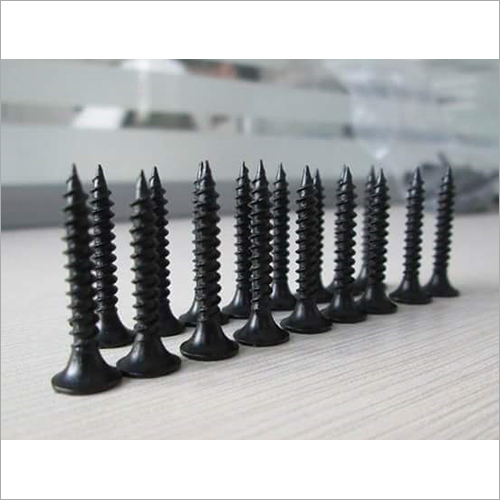 Black 10 To 50 Lenght Metal Screw