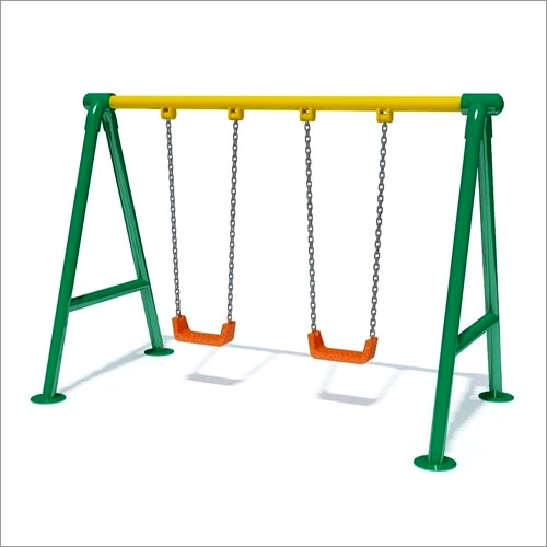 Children Playground Swing - Mild Steel, 40 Kg Load Capacity for 2 Persons | Manual Function, Assembly Required