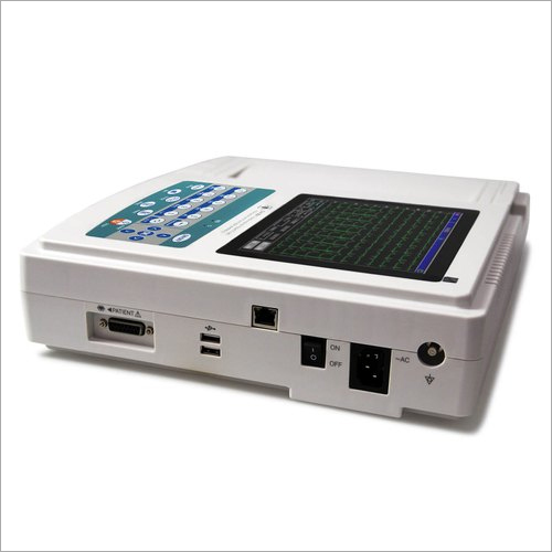Ecg Machine - Portable Automatic Design | 1-year Warranty, Electric Power Source, New Condition