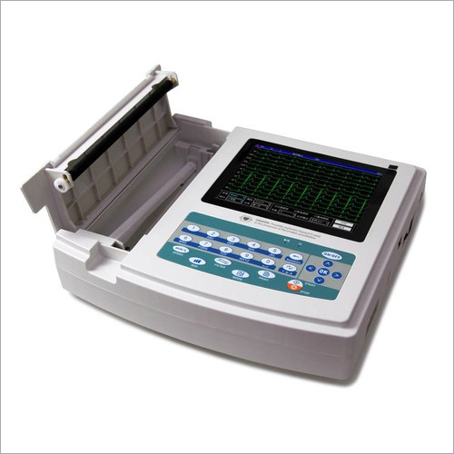 Ecg Machine - Portable Automatic Design | 1-year Warranty, Electric Power Source, New Condition