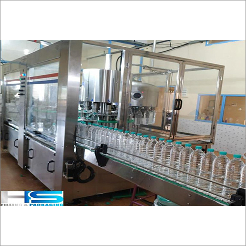 Water Filling Machine - Stainless Steel, 50-60 BPM Capacity | Automatic, High Efficiency, Polished Finish, Electric Drive, Silver Color
