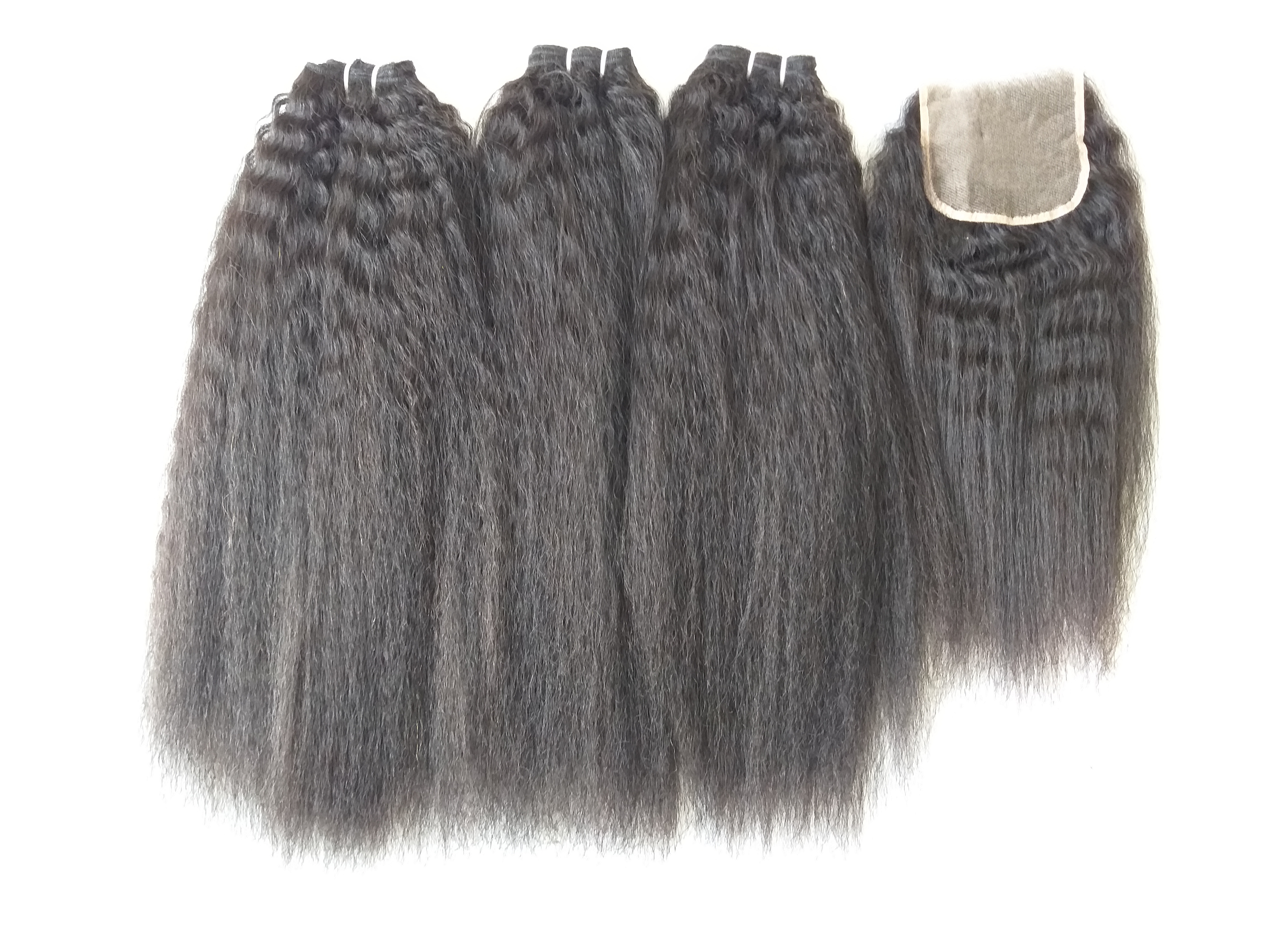 Natural Lace Transparent Closure 4x4 - Hair Grade: Remy Hair