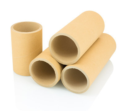 Waterproof Various Sizes Of Brown Kraft Paper Tube Textile Paper Roll Core