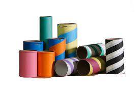 White / Brown Custom Printed Paper Tube