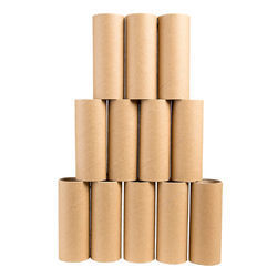 White / Brown Custom Printed Paper Tube