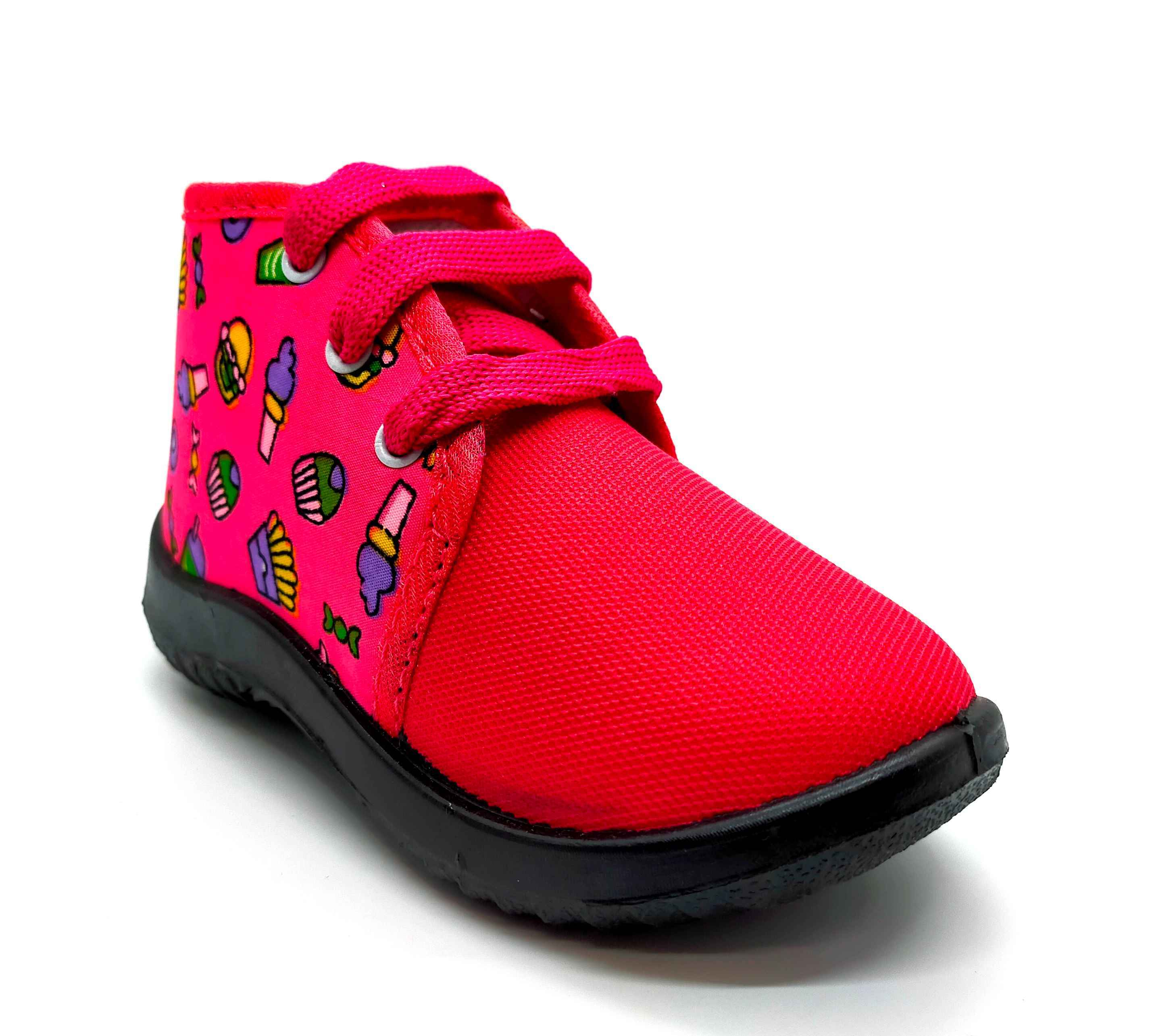 Style-1 Pink - Fabric, Size 5x10, Casual Pvc Shoes | Unisex, Perfect For Spring And Winter Seasons, Box Packed For Easy Storage