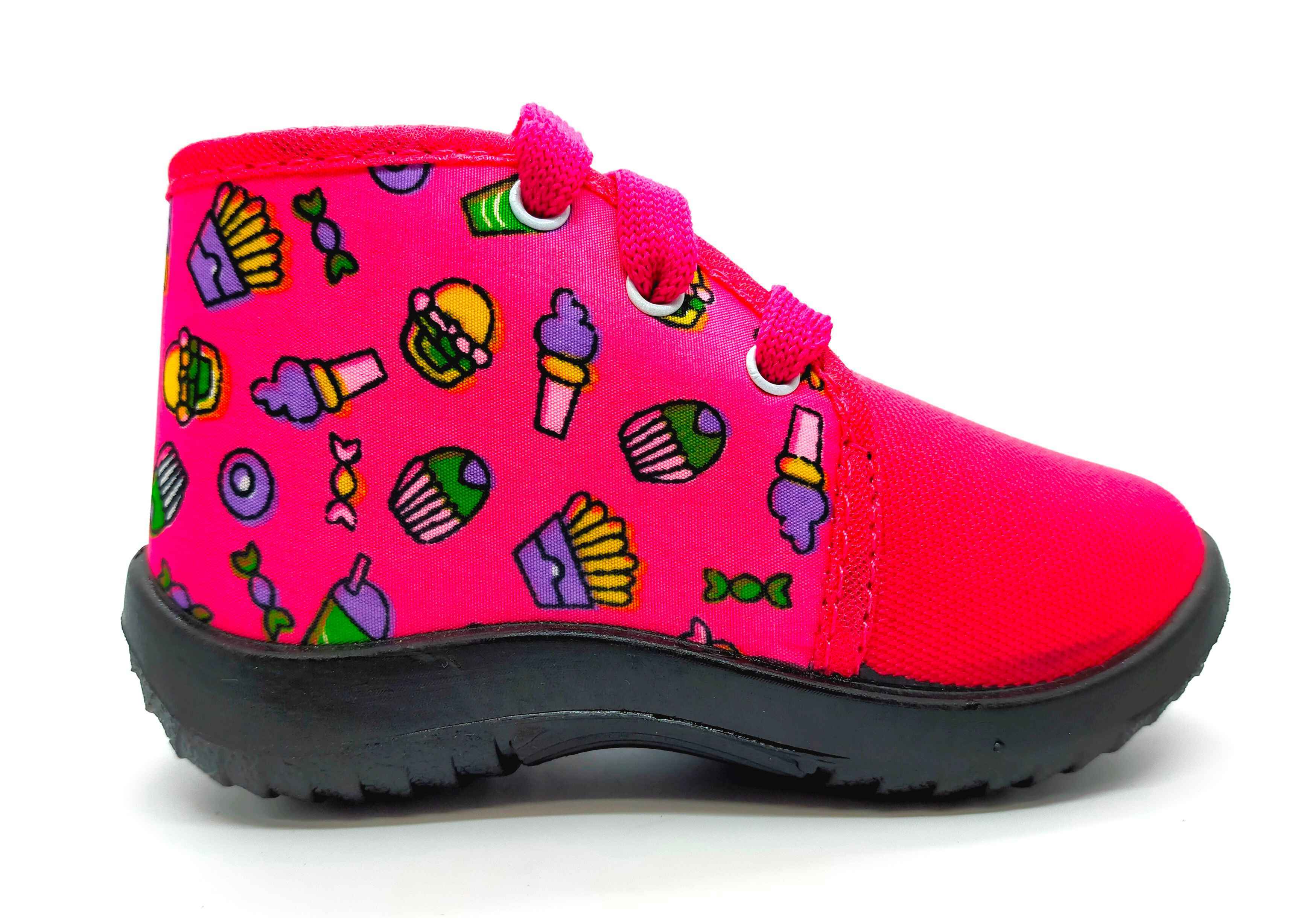 Style-1 Pink - Fabric, Size 5x10, Casual Pvc Shoes | Unisex, Perfect For Spring And Winter Seasons, Box Packed For Easy Storage