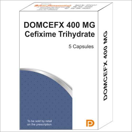 Domcefx 400mg सेफ़िक्साइम ट्राइहाइड्रेट कैप्सूल सामान्य दवाएं