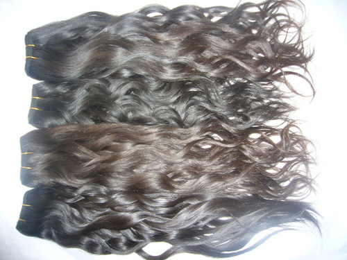 Wavy Human Hair Extensions - Premium Remy Quality, 20 Inches Long, Natural Black Color | Luxurious Soft Texture, Tangle-Free Design, Heat-Resistant