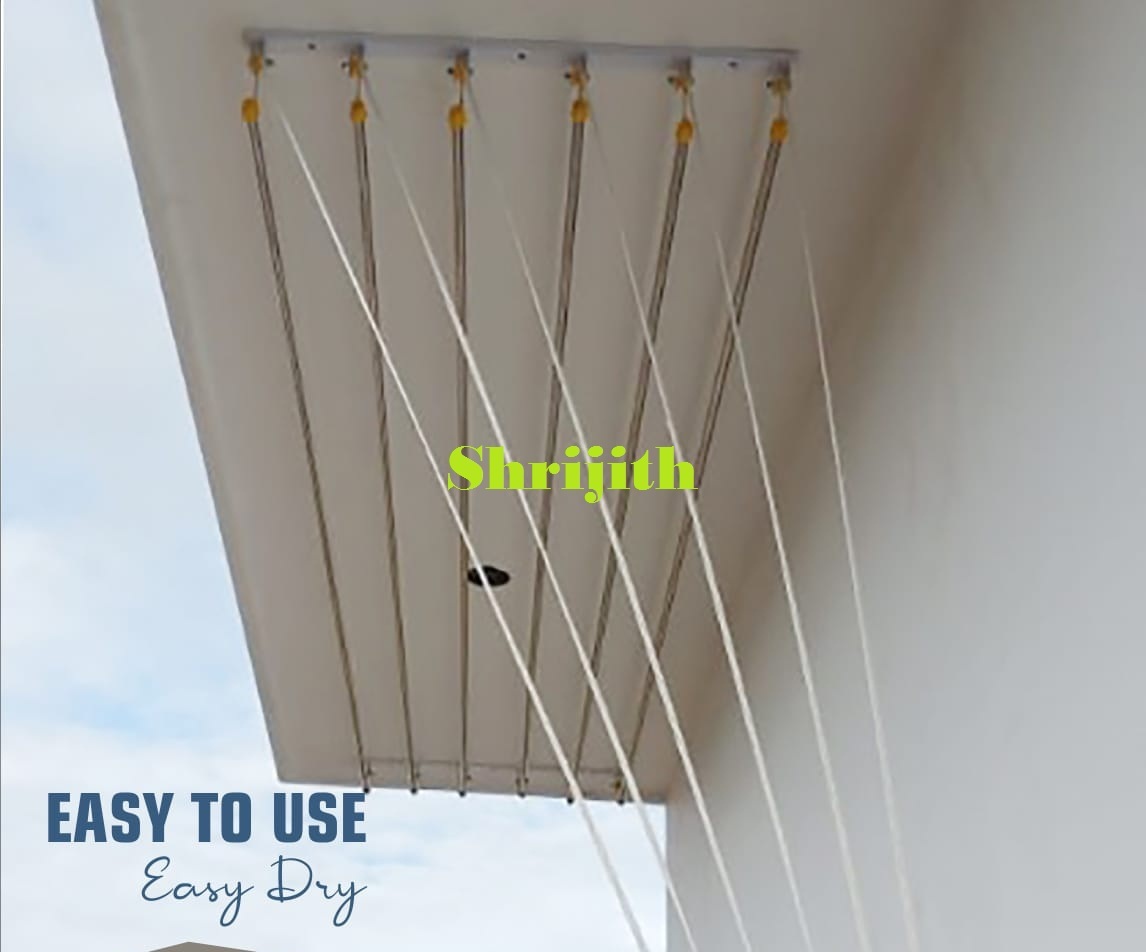 Silver Cloth Drying Hanger In Perks School