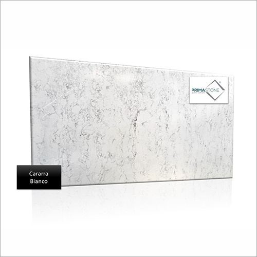Cararra Bianco Quartz Slab