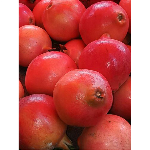 Fresh Pomegranate - Medium Size, Red Color, Round Shape, Firm Texture, Sweet and Tart Flavor
