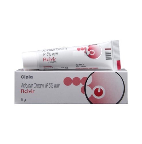 एसाइक्लोविर क्रीम आईपी 5% सामान्य दवाएं