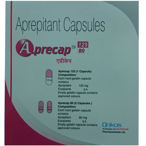 Aprepitant Capsules - 125 mg, Prevents Nausea and Vomiting, Suitable for Adults, 1000 Boxes