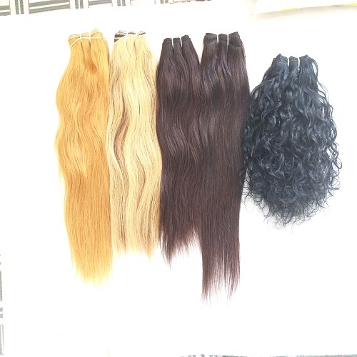 Raw Wavy Blonde Human Hair Extensions - Hair Extension Type: Weaving