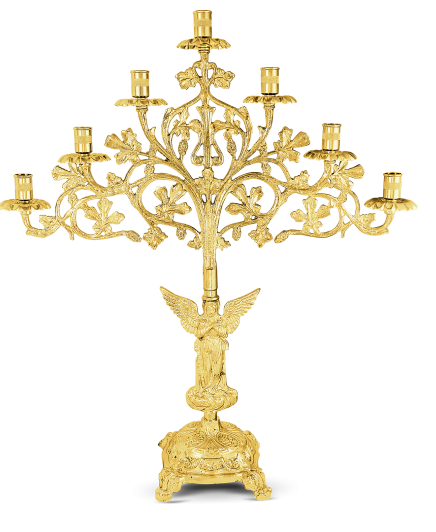 Brass Big Candle Holder Church Supplies