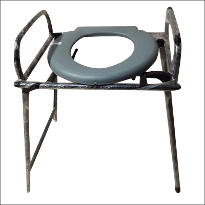 मेटल फ्रेम फोल्डिंग कमोड स्टूल