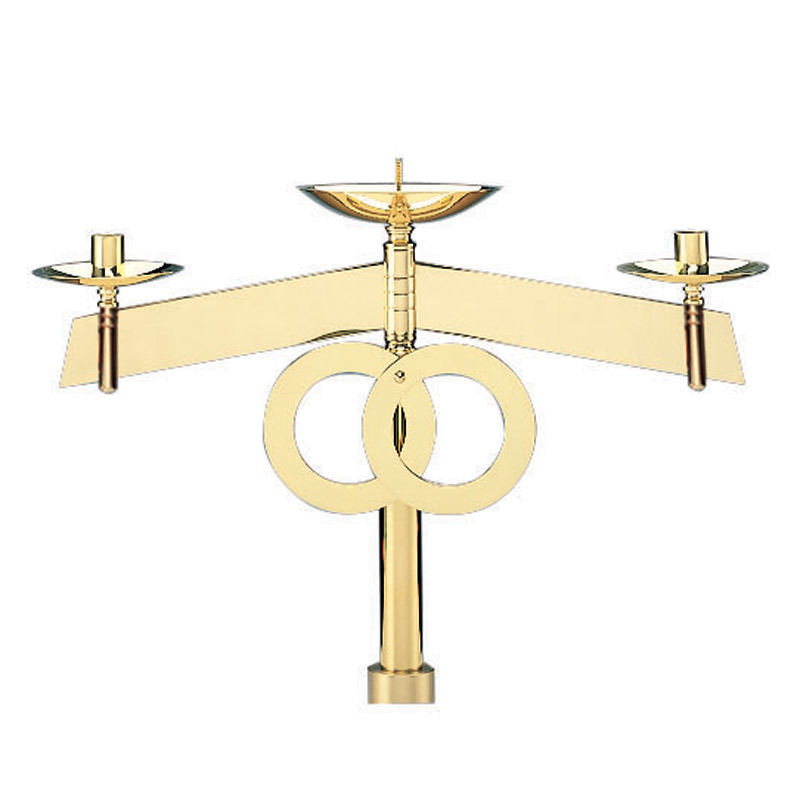 Brass Small Candle Holder Church Supplies