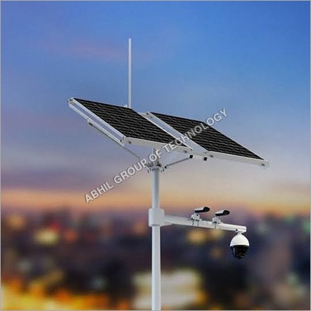 सोलर कैमरा पोल