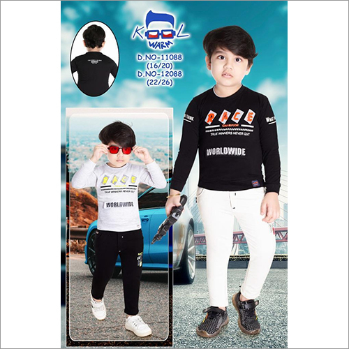 Printed Boys Partywear T Shirt With Pant