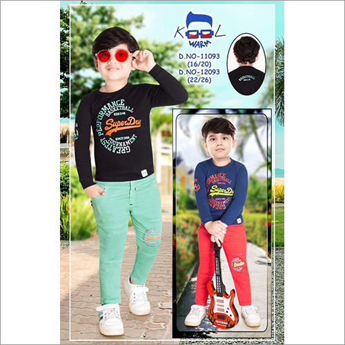 Washable Boys Cotton T Shirt With Pant