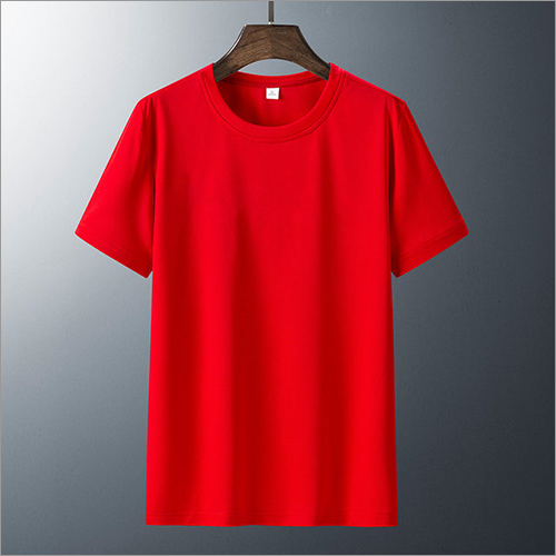 Mens Plain T Shirt - Cotton Fabric, Short Sleeves, Polo Collar | Classic Style and Comfortable Fit for Everyday Wear