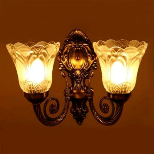 White Pradhuman Decorative Living Room Wall Lamp