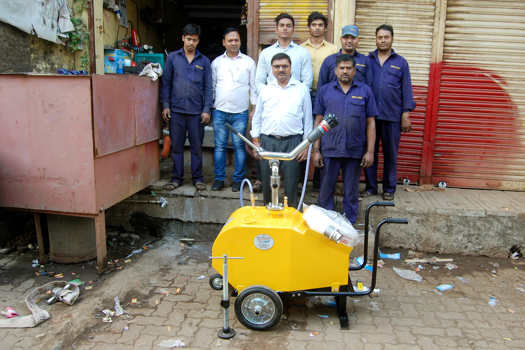 Industrial Mobile Foam Unit - Application: For Fire