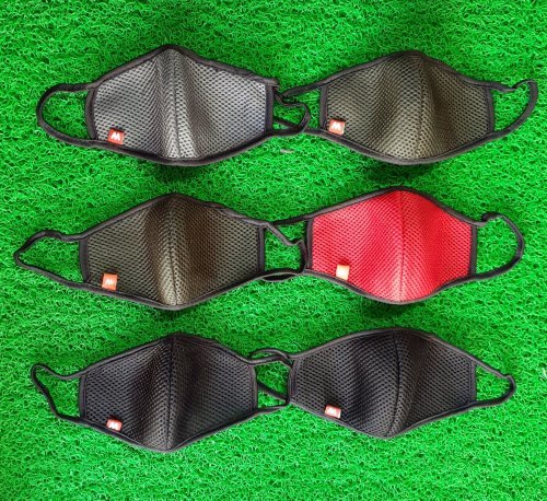 Neted Face Mask - Cotton Blend, Black | Stylish Design, Breathable Fabric, Ideal for Daily Use