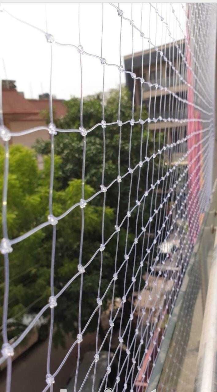 Polycarbonate Transparent Bird Net - Length: 100 Foot (Ft)