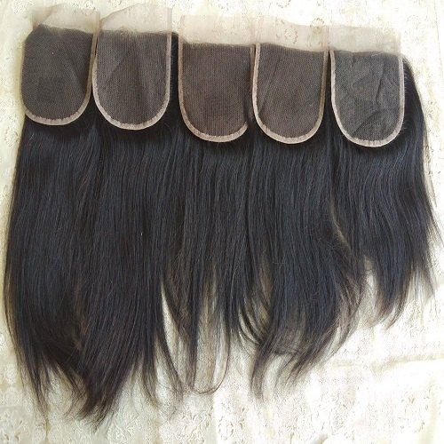 Swiss Transparent Lace Closure - 4x4 8-36 Inch Remy Indian Hair | Soft Silky Tangle-free Natural Color