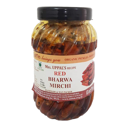 लाल भरवा मिर्ची अचार