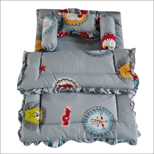 प्रिंटेड बेबी कॉटन बेडिंग सेट