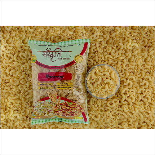 Non Sticky Macaroni - 450gm Pack, 100% Hard Wheat Semolina, Natural Taste, Easy To Cook, Low Fat, 12 Months Shelf Life