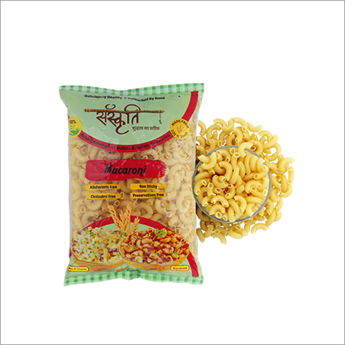 Non Sticky Macaroni - 450gm Pack, 100% Hard Wheat Semolina, Natural Taste, Easy To Cook, Low Fat, 12 Months Shelf Life