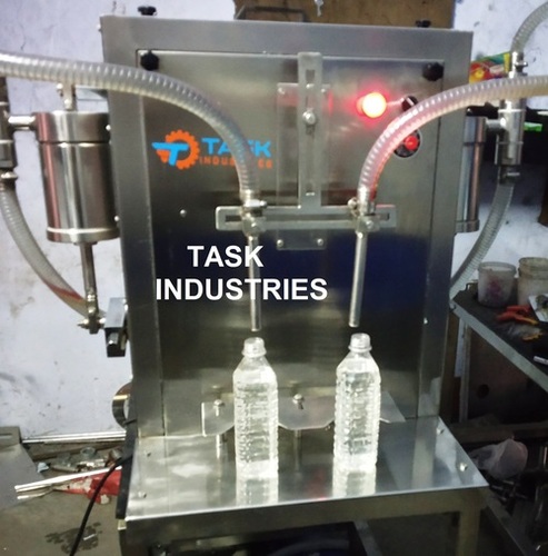 Volumetric Piston Filling Machine - Stainless Steel 316, 28L x 30W x 30H Dimensions | Semi-Automatic, 0.5 HP & 1 HP Power, Eco Friendly, High Efficiency, Low Noise, 15 Pcs/min Capacity