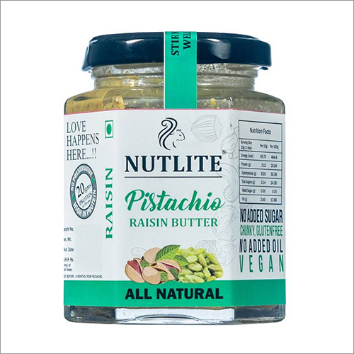Nut 150 Gm Pistachio Green Raisin Chunky Butter