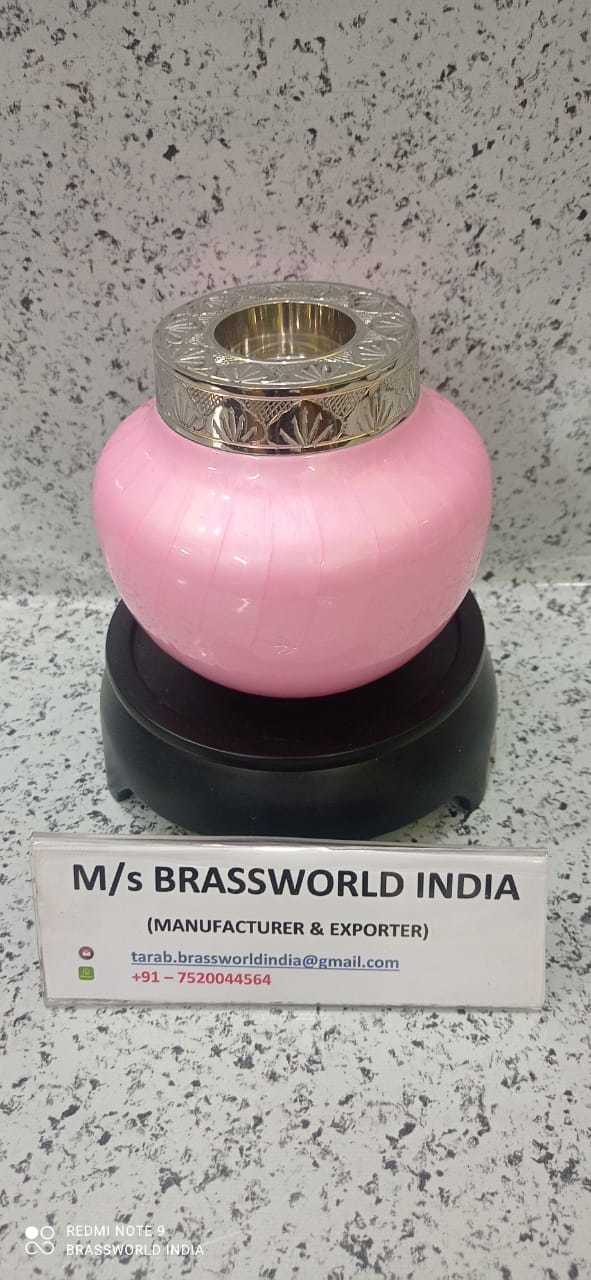 Aluminium Black High Quality Candle Light Cremation Urn Funeral Supplies