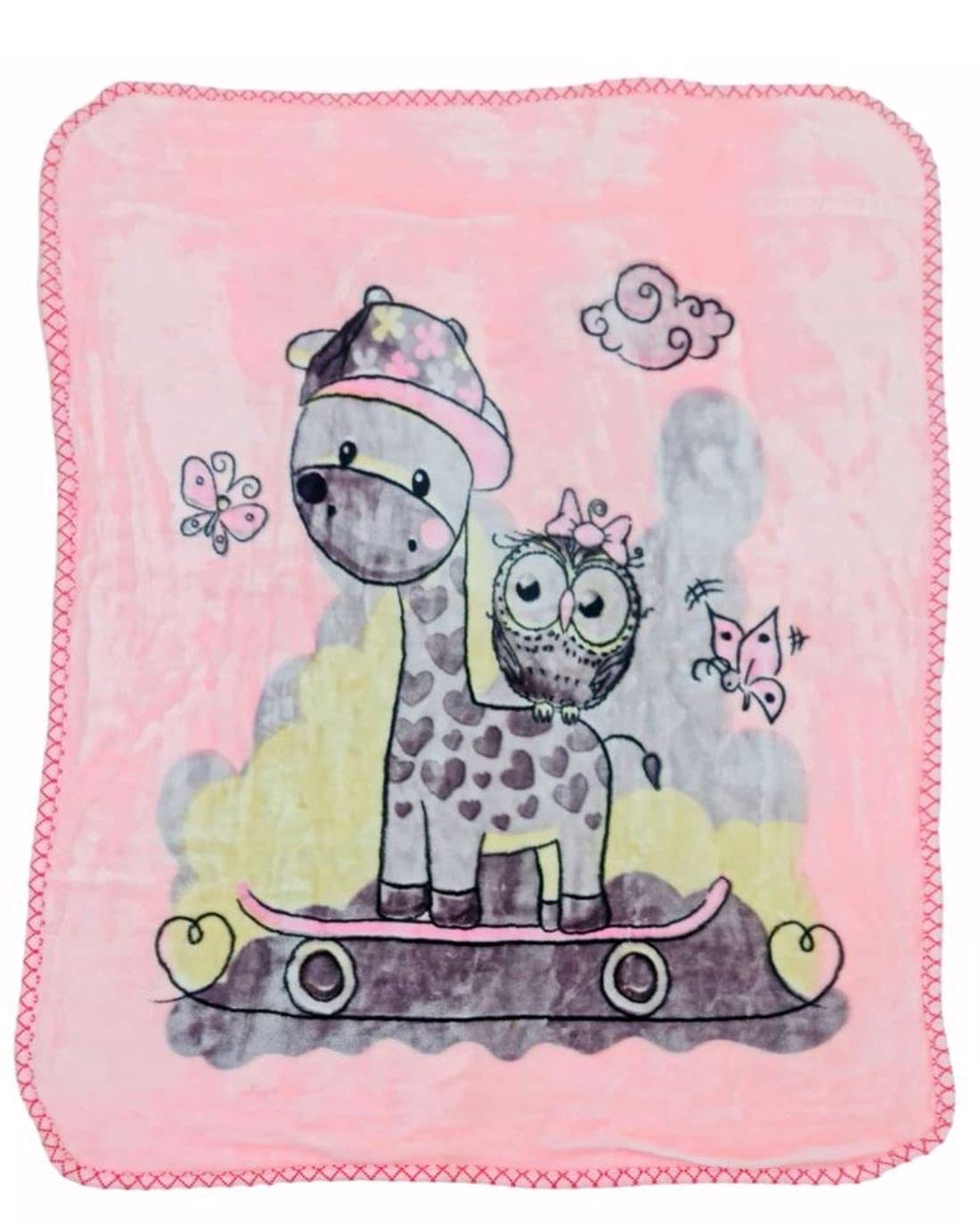 Available In Multicolour Baby Mink Blanket