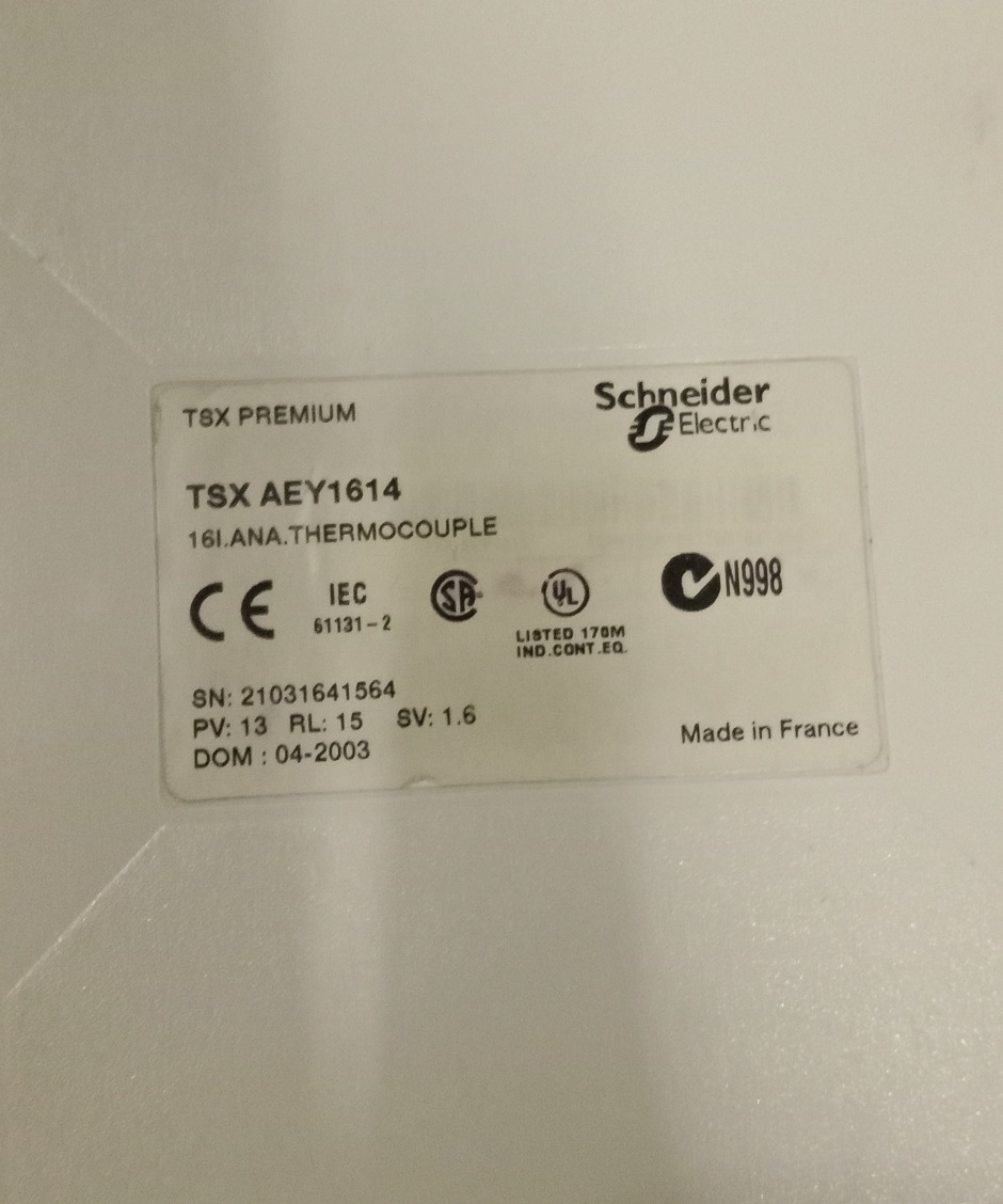 Schneider Input Module Tsx Aey1614