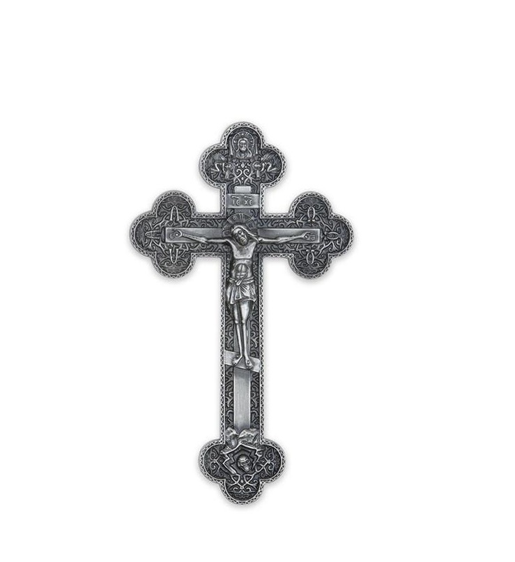 Brass Dark Brown Cross Church Wall Hanging Church Supplies