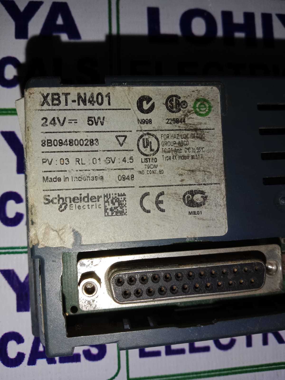 Schneider Magelis Display Xbt-n401