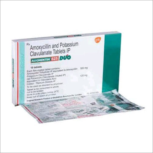 Amoxycillin And Potassium Clavulanate Tablets IP - Blister Packs | Broad-Spectrum Antibiotic, Fast Acting, Safe And Effective, Treats Multiple Bacterial Infections