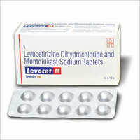  लेवोसेटिरिज़िन डाइहाइड्रोक्लोराइड और मोंटेलुकास्ट सोडियम टैबलेट्स 