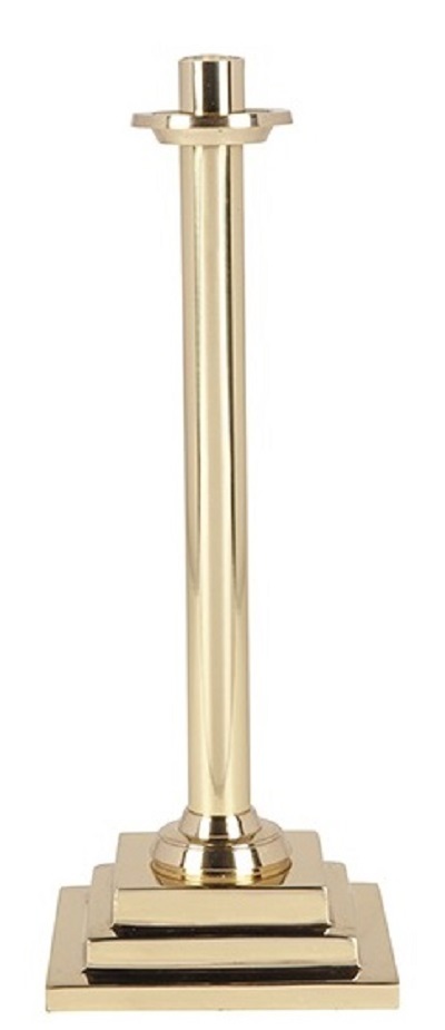 Brass Long Candle Holder For Church Church Supplies